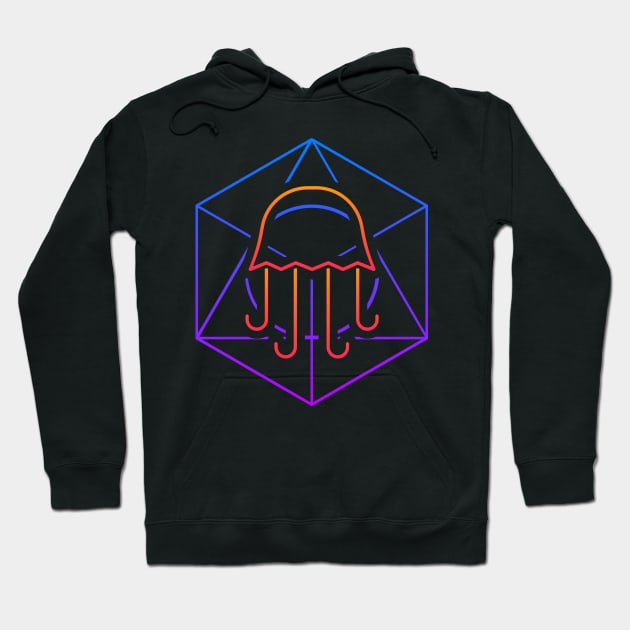 Psychedelic Sacred Geometry Jellyfish Hoodie by MeatMan